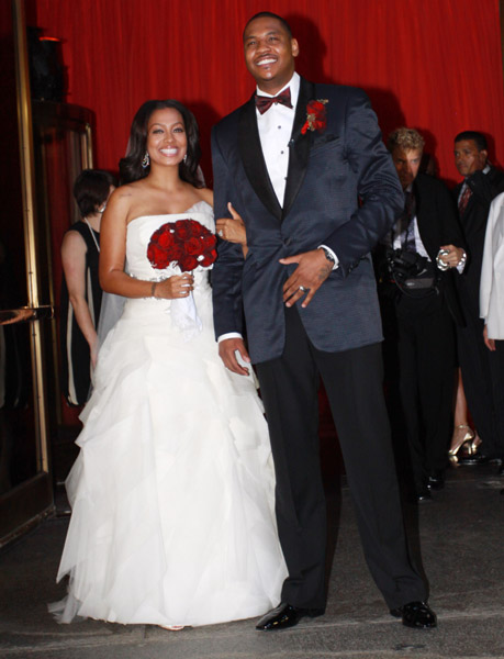 La-La-Vasquez-and-Carmelo-Anthony-wedding